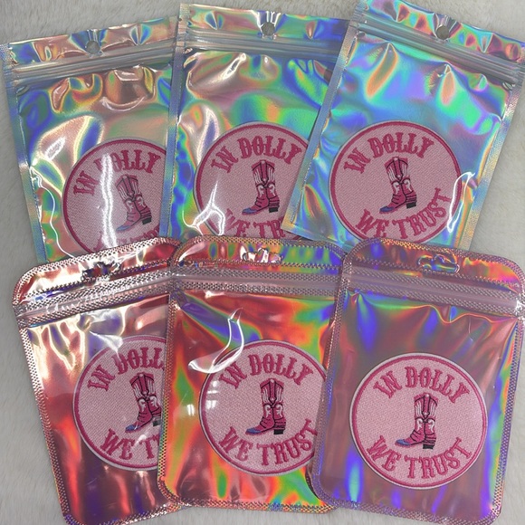 IN DOLLY WE TRUST 🩷 patch - Picture 7 of 7
